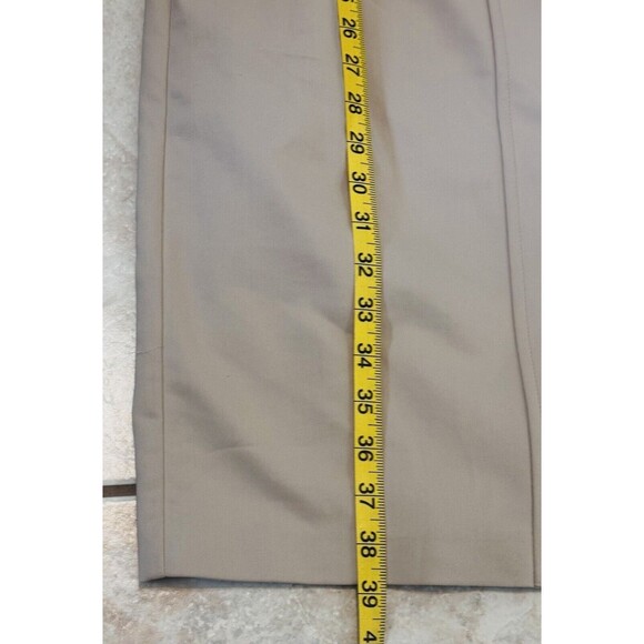 Calvin Klein Size 12 Collared Button Front Dress Sleeveless Career Old Money - Picture 9 of 11